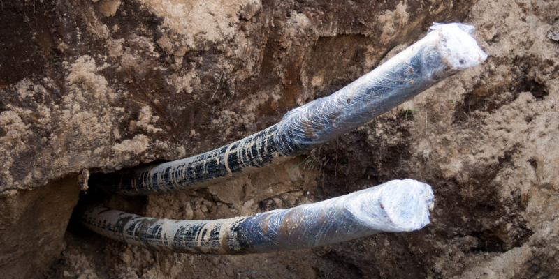 The most common application for underground utility installation