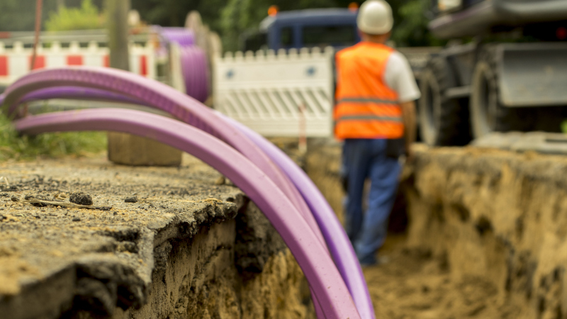 Underground Phone Cable Installation in Knightdale, North Carolina